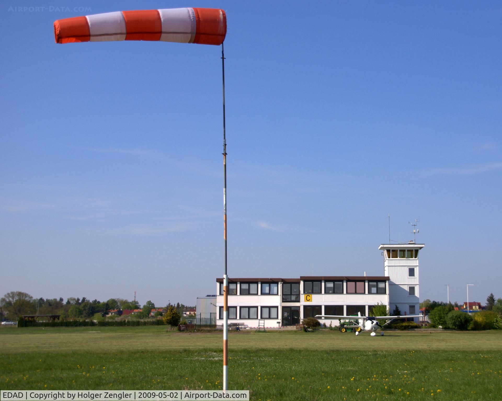 Dessau Airport, Dessau Germany (EDAD) - Dessau airport building