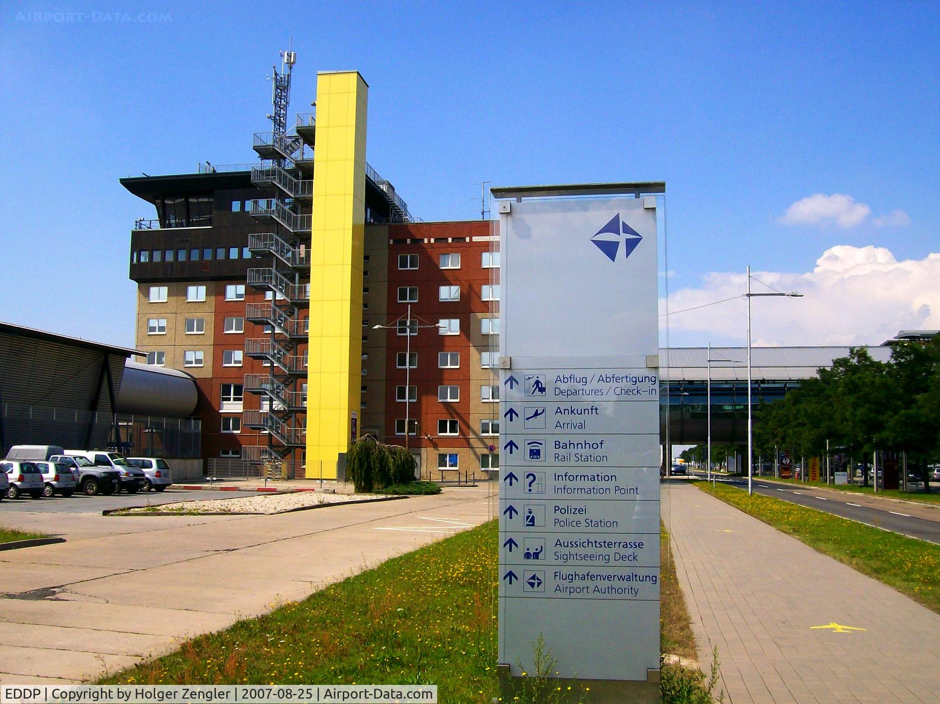 Leipzig/Halle Airport, Leipzig/Halle Germany (EDDP) - Old tower with new visitor´s terrace