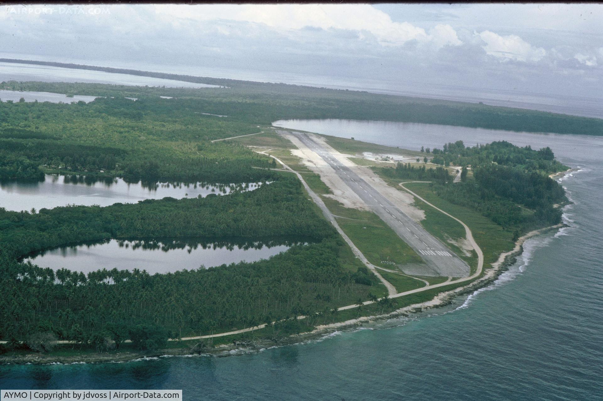 Momote Airport, Manus Island Papua New Guinea (AYMO) - Photographed from TAA DC-3. This field was a former USAAF B-24 base during WWII.