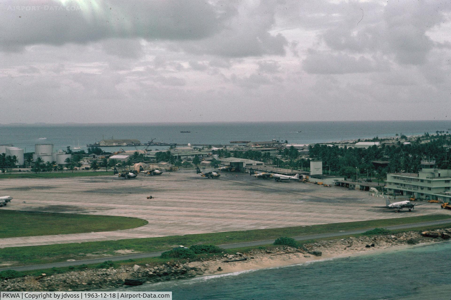 Kwajalein Airport, Kwajalein Marshall Islands (PKWA) - NAS Kwajalein photographed from C-118