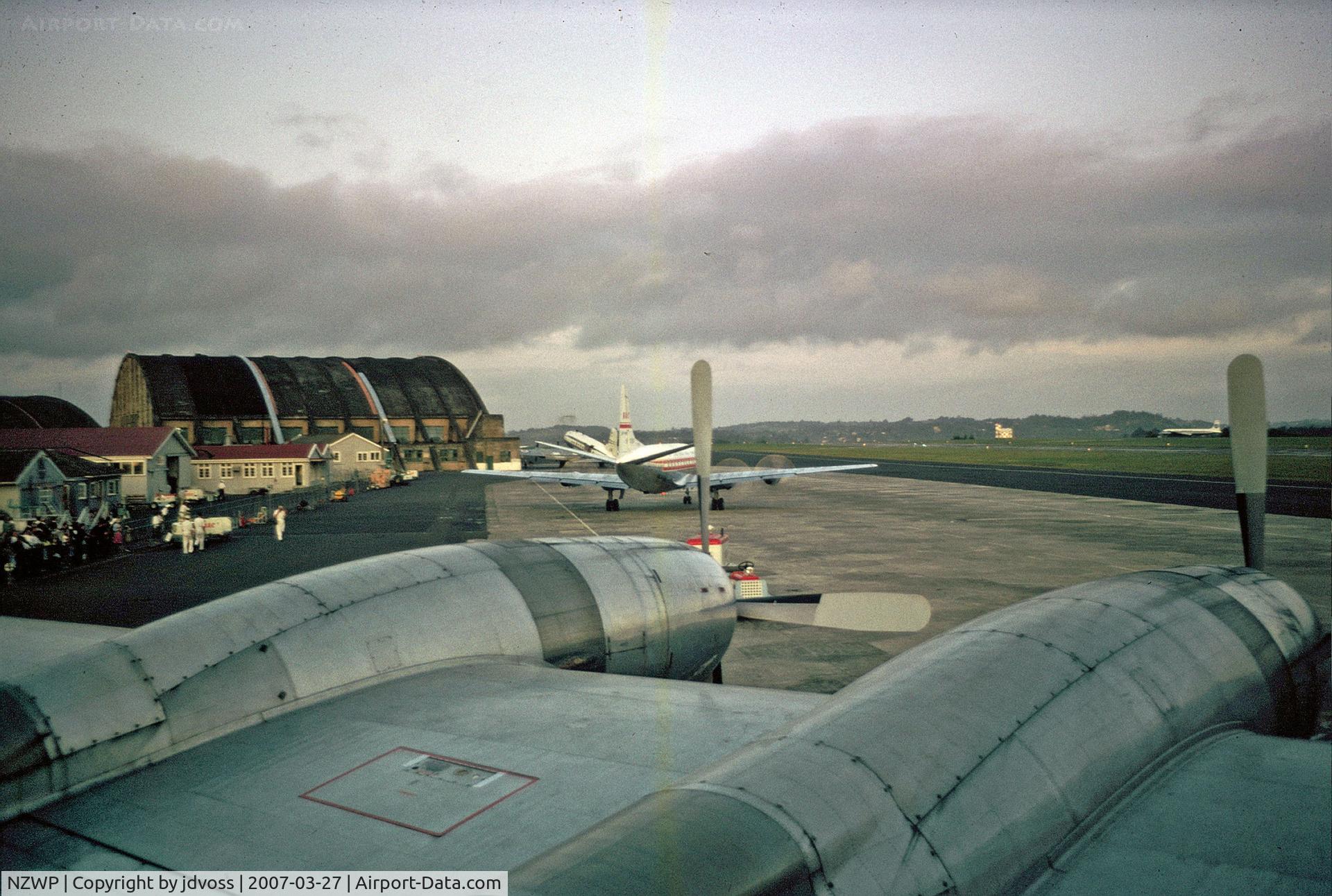 RNZAF Base Auckland Airport, Auckland New Zealand (NZWP) - Another view of Whenuapai ramp from Britannia