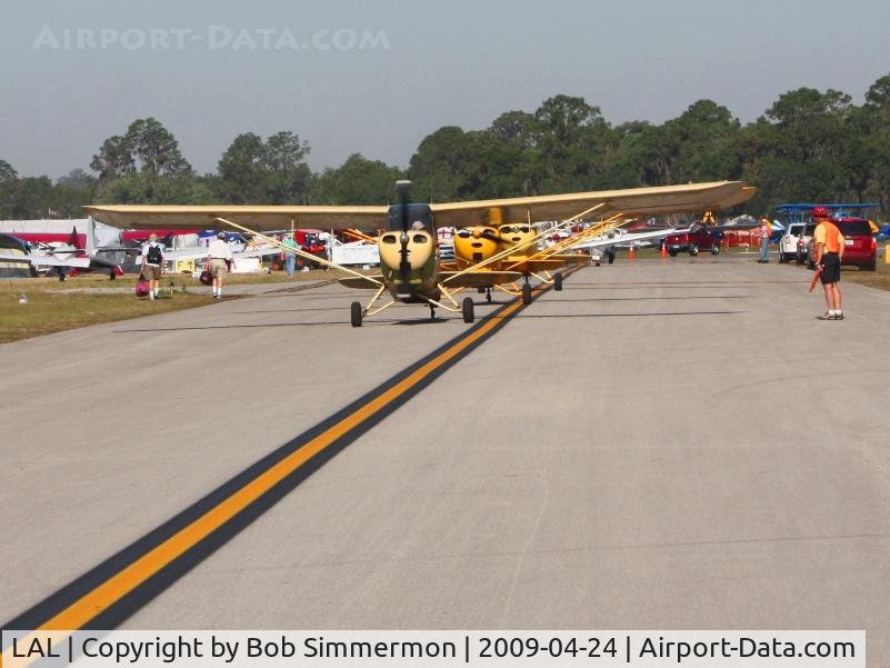 Lakeland Linder Regional Airport (LAL) - Three Champs lining up to depart Sun N Fun 2009.