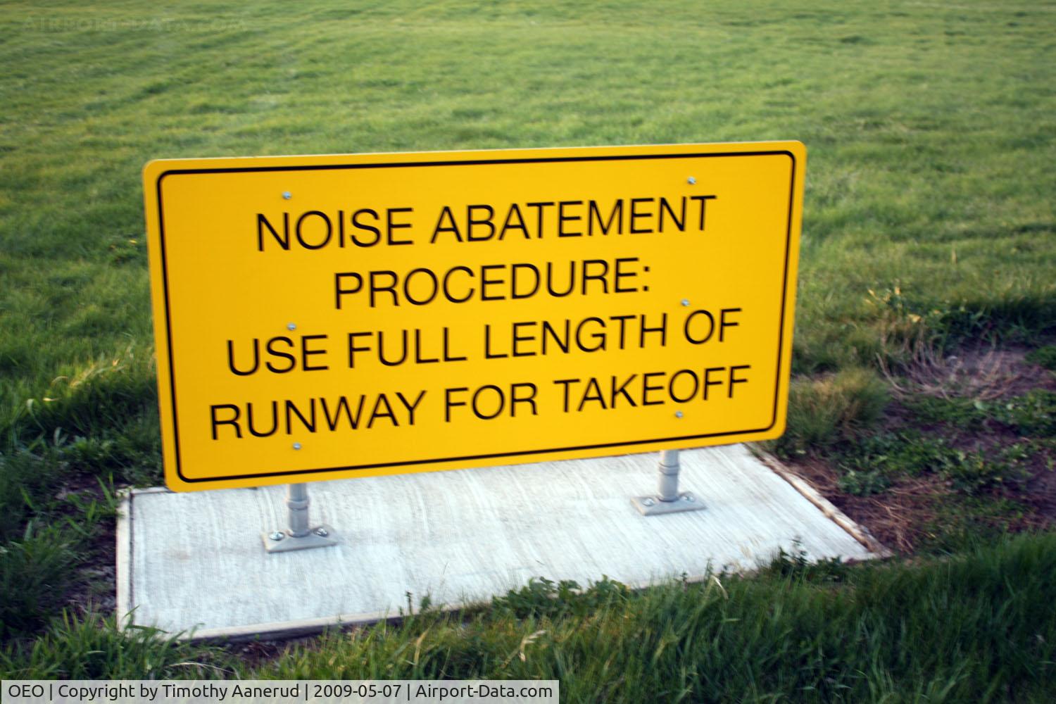 L O Simenstad Municipal Airport (OEO) - Be polite