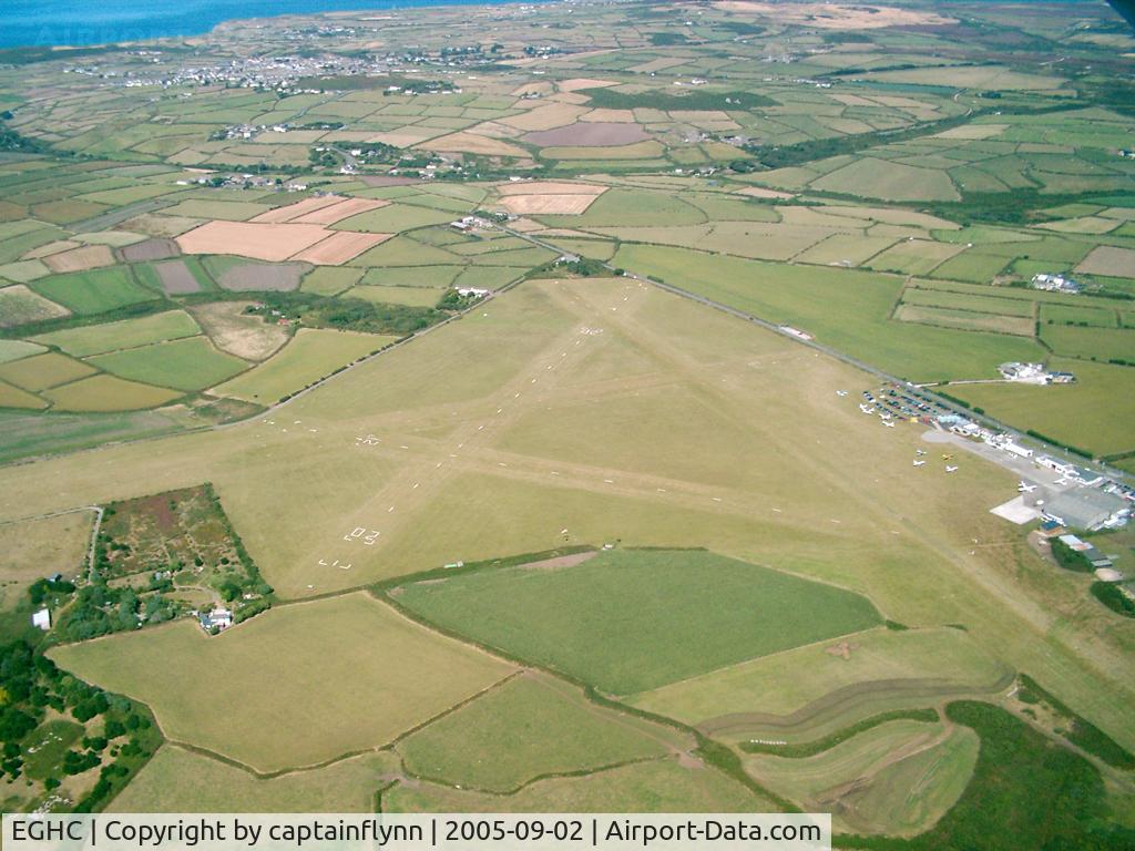 Land's End Airport, St Just in Penwith, England United Kingdom (EGHC) - Lands End, St Just aerodrome. Cornwall.