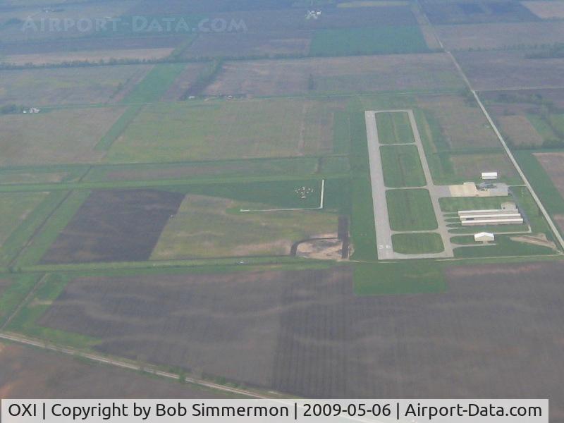 Starke County Airport (OXI) - Looking north from 3000'