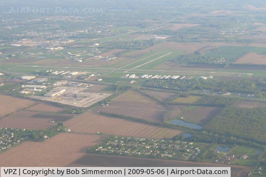 Porter County Regional Airport (VPZ) - Looking NW from 2500'
