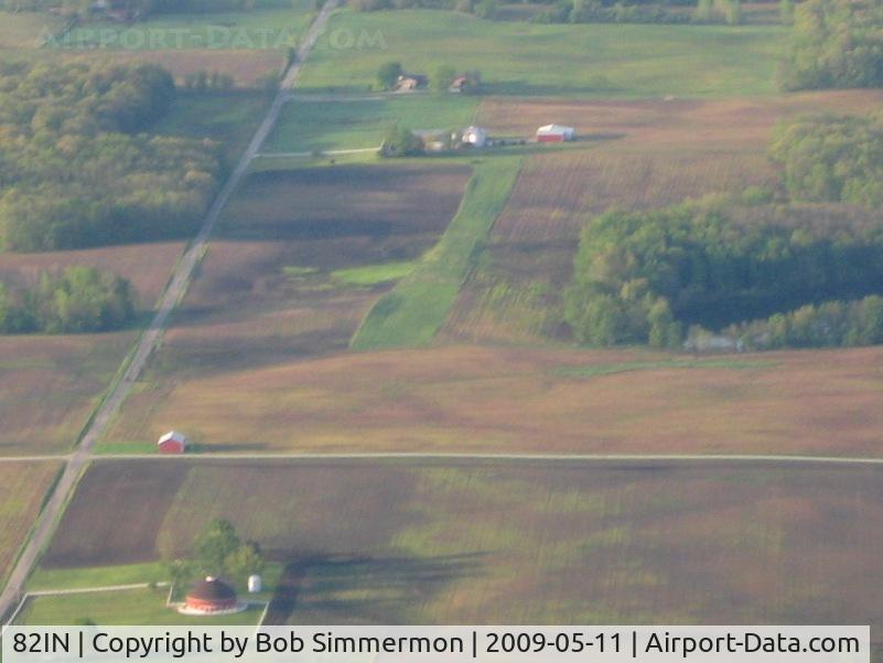 82IN Airport - Looking south from 3000'