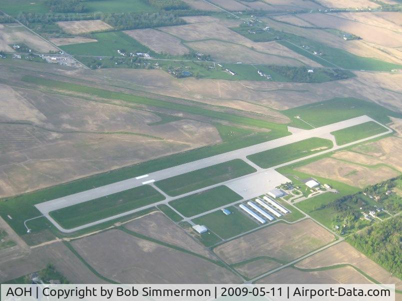 Lima Allen County Airport (AOH) - View from the SW
