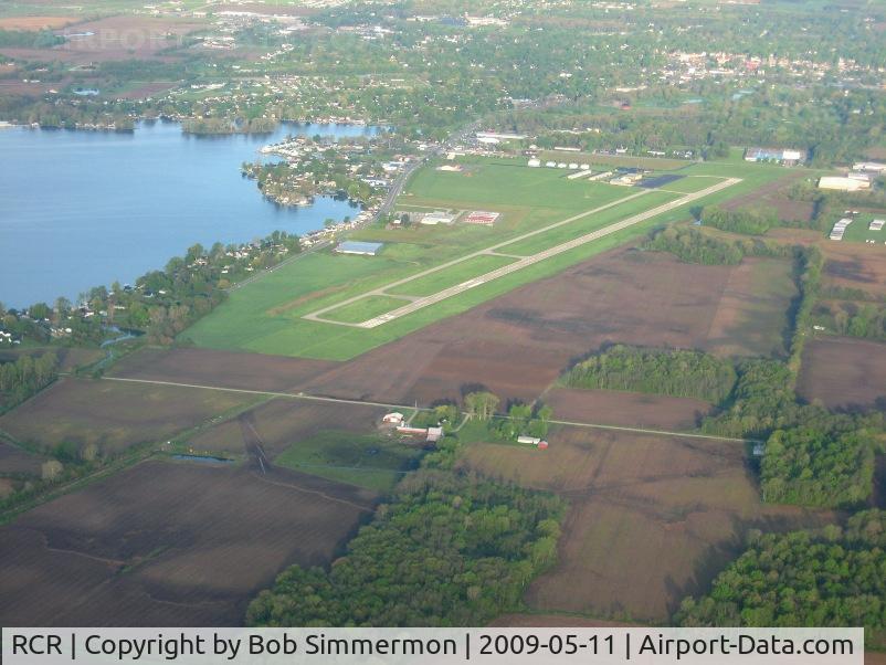 Fulton County Airport (RCR) - View from the east