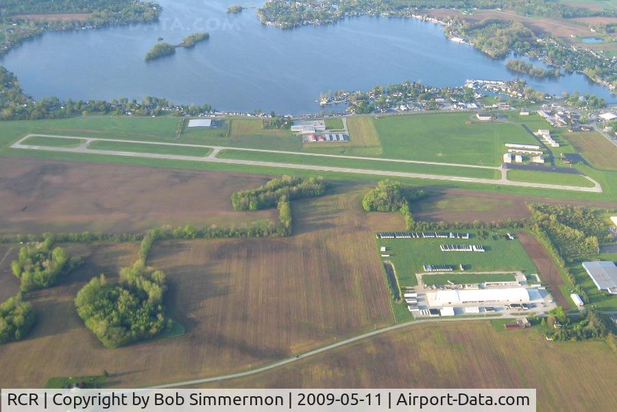 Fulton County Airport (RCR) - Looking south from 2500'