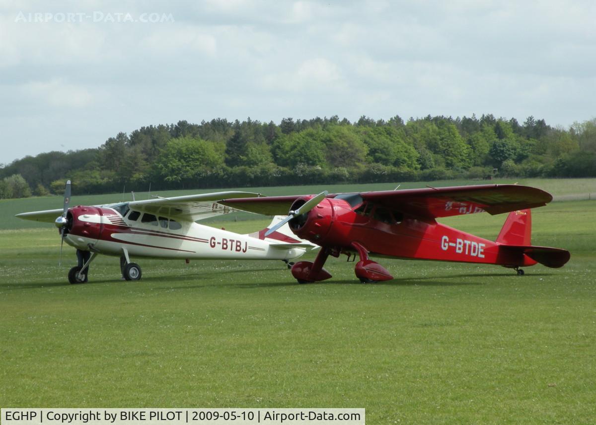 Popham Airfield Airport, Popham, England United Kingdom (EGHP) - CLASSIC CESSNA'S AT THE VINTAGE CESSNA FLY-IN