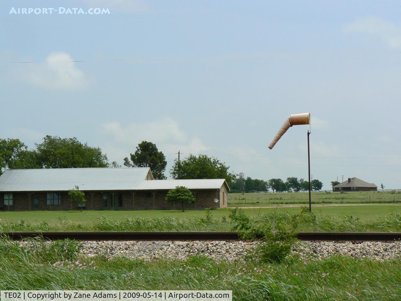 Aresti Aerodrome Airport (TE02) - Aresti Aerodrome - Windsock and one residence/hanger