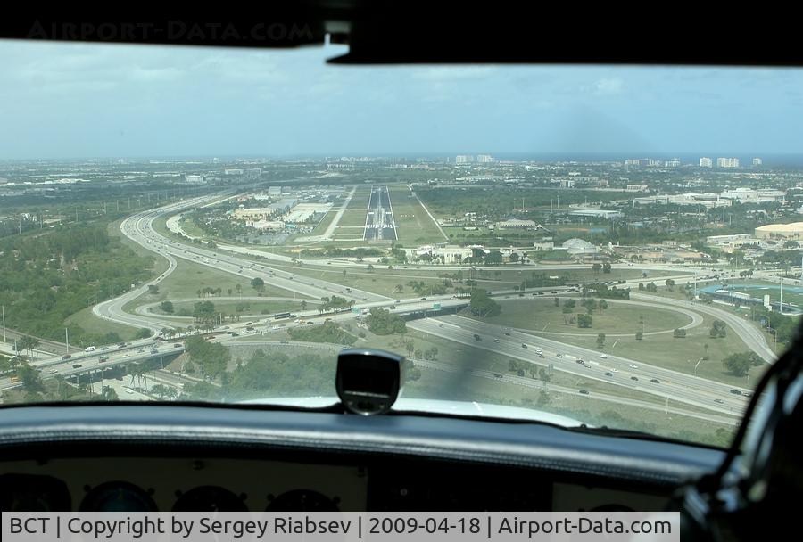 Boca Raton Airport (BCT) - Flight over Florida.