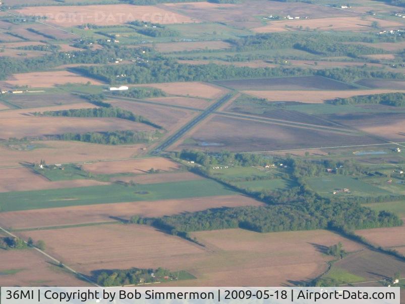 36MI Airport - Looking NW from 4500'