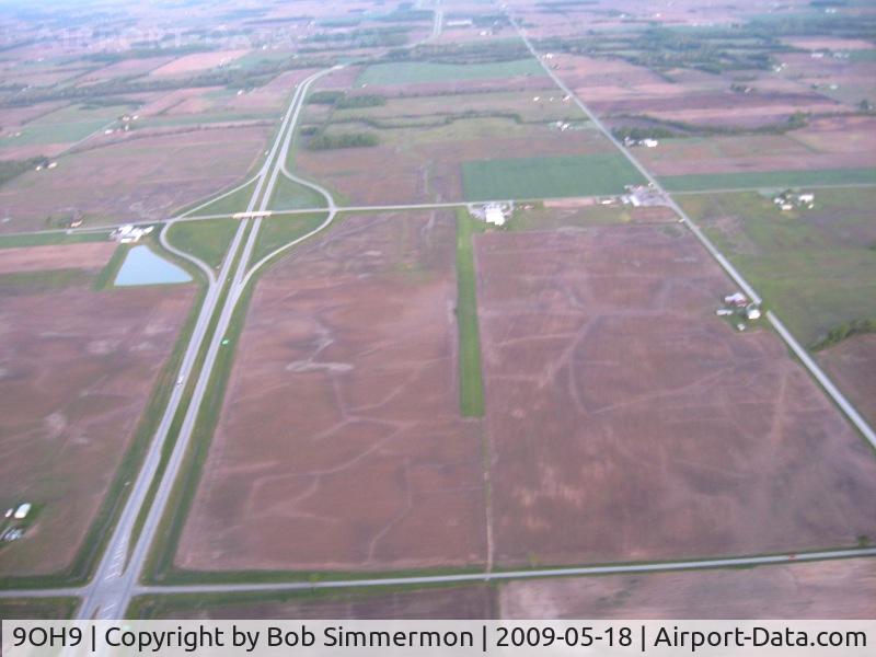 Forest Field Airport (9OH9) - Looking west from 4500'