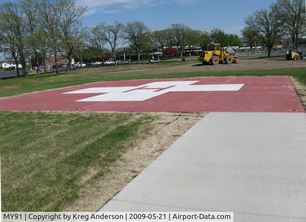 Douglas County Hospital Heliport (MY91) - Moved to a new location due to the addition to the DCH.