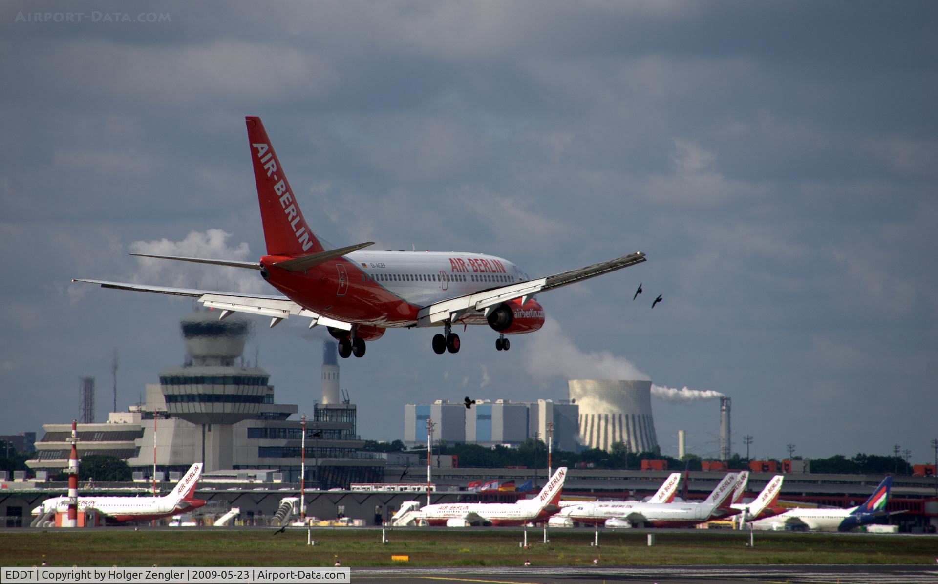 Tegel International Airport (closing in 2011), Berlin Germany (EDDT) - TXL, homebase of AIR BERLIN and other birds
