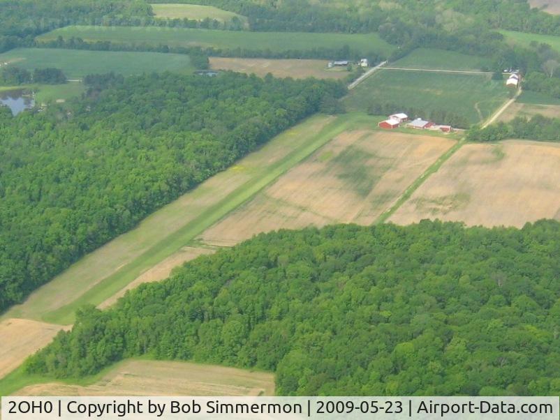 Bohannan Airport (2OH0) - Looking SW from 2500'