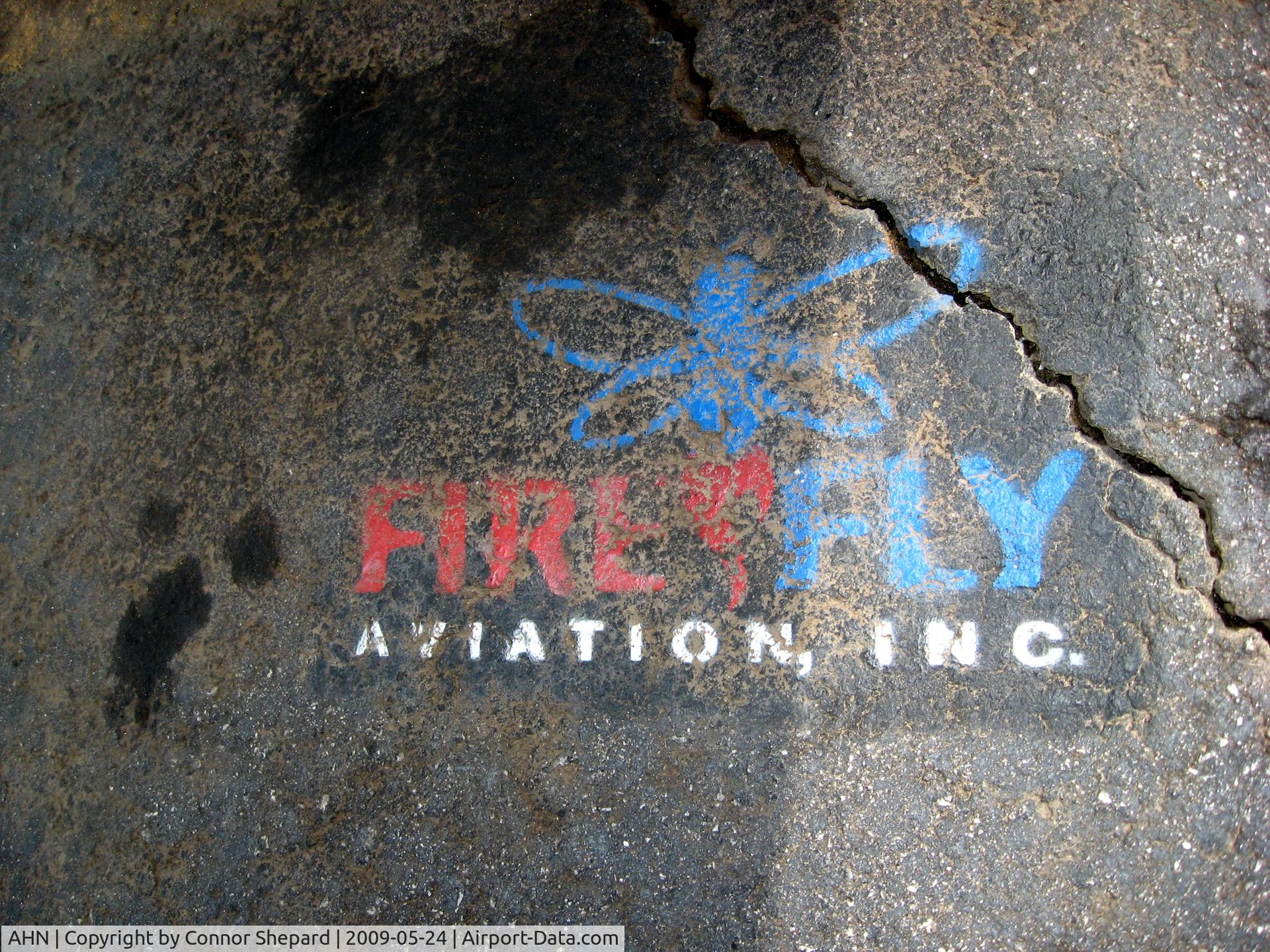Athens/ben Epps Airport (AHN) - Flight school ramp marker