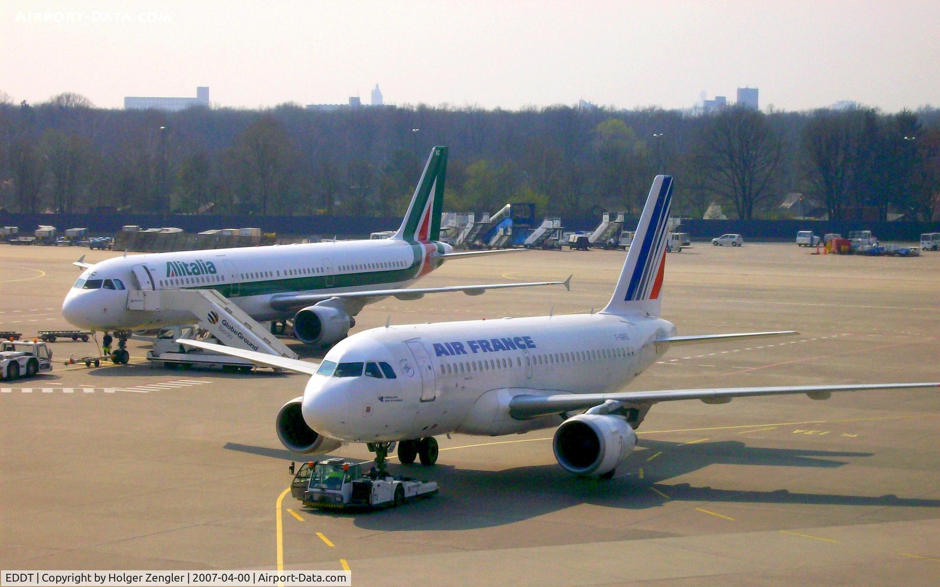 Tegel International Airport (closing in 2011), Berlin Germany (EDDT) - A moment of European colours