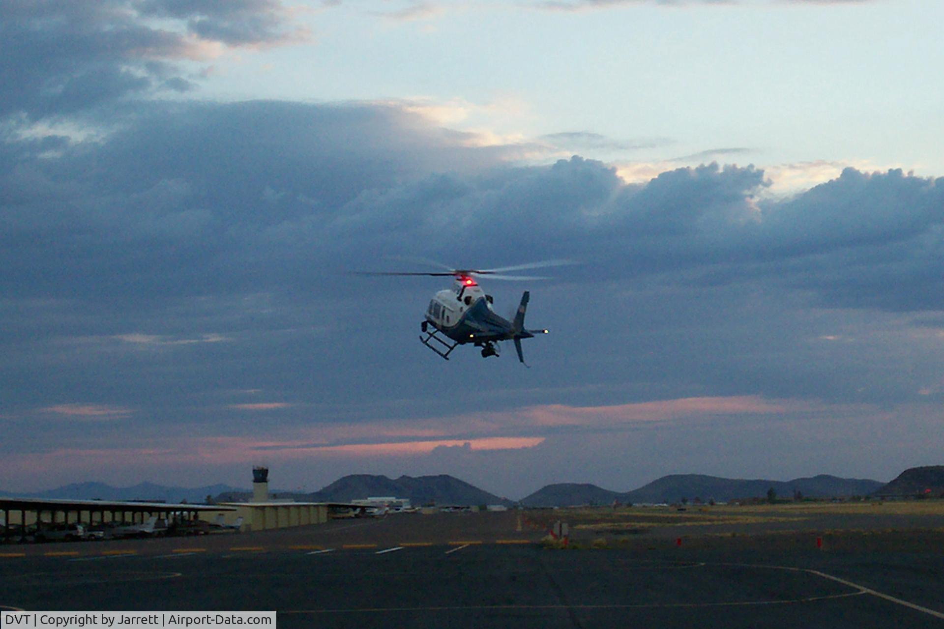 Phoenix Deer Valley Airport (DVT) - Firbird landing at the pad
