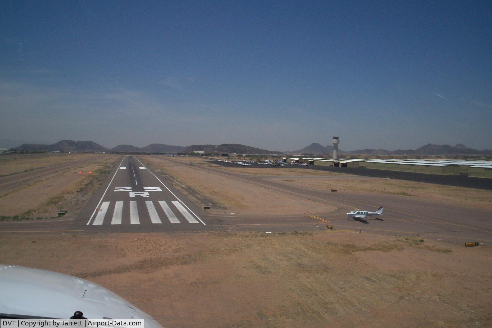 Phoenix Deer Valley Airport (DVT) - 25R and north ramp