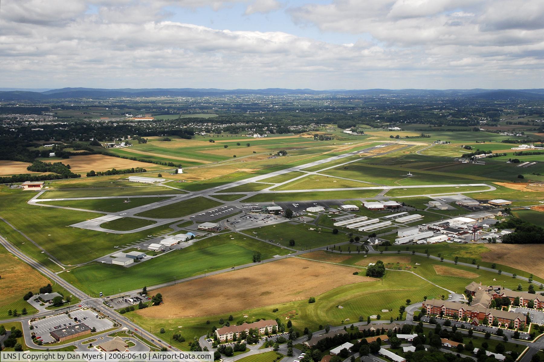 Lancaster Airport (LNS) - Aerial Shot from a helicopter