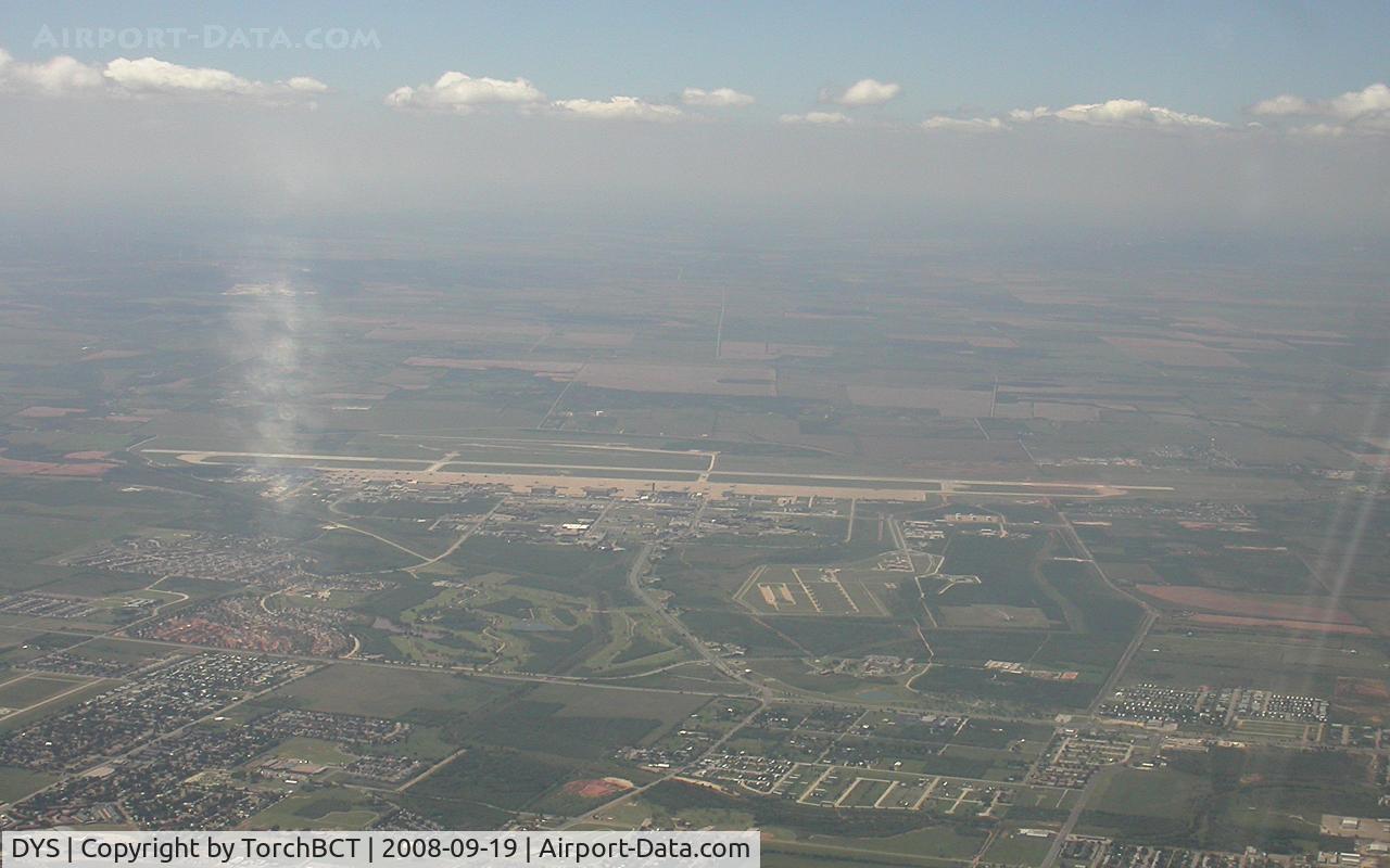 Dyess Afb Airport (DYS) - Aerial view of Dyess AFB looking westward.