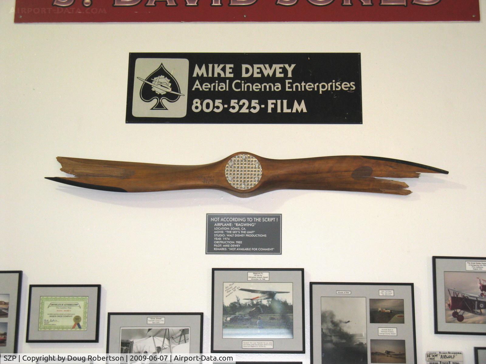 Santa Paula Airport (SZP) - In the Dewey Museum Hangar 