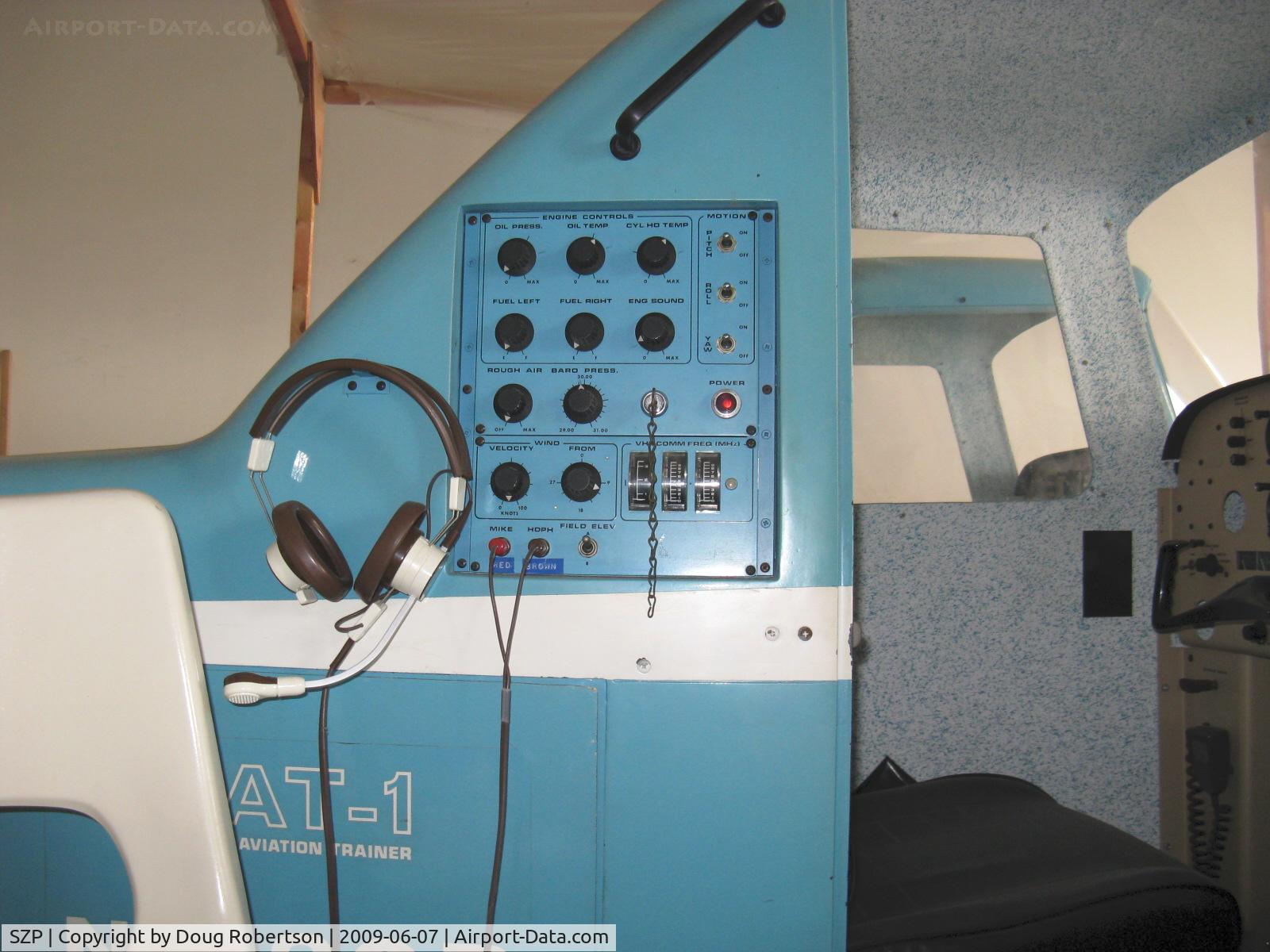 Santa Paula Airport (SZP) - Link Trainer-Instructor's panel with comm-GAT-1 circa 1962