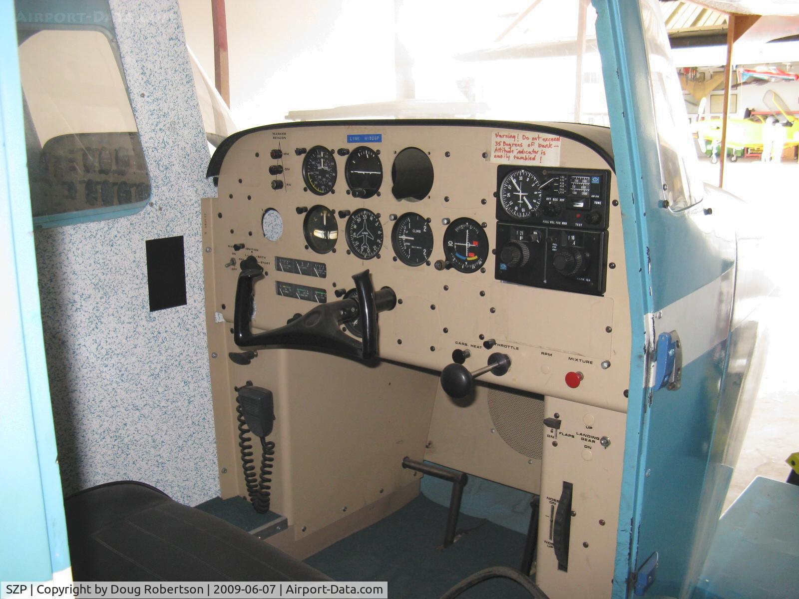 Santa Paula Airport (SZP) - Link Trainer-Student's instrument panel-GAT-1 circa 1962