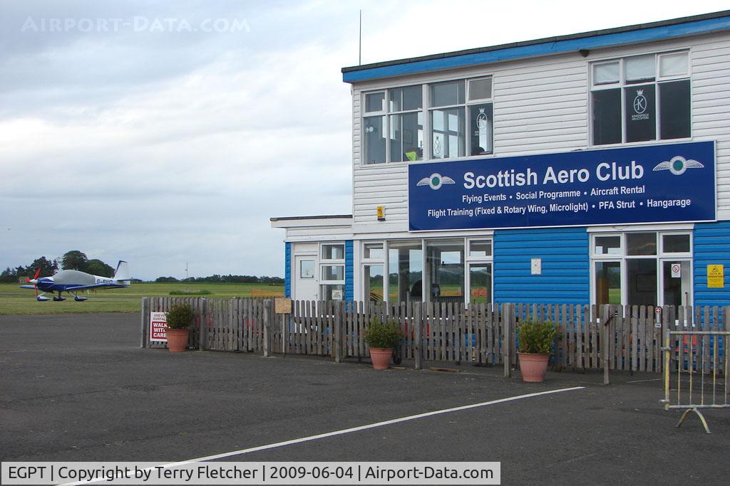 Perth Airport (Scotland), Perth, Scotland United Kingdom (EGPT) - Scottish Aero Club room at Perth Airport