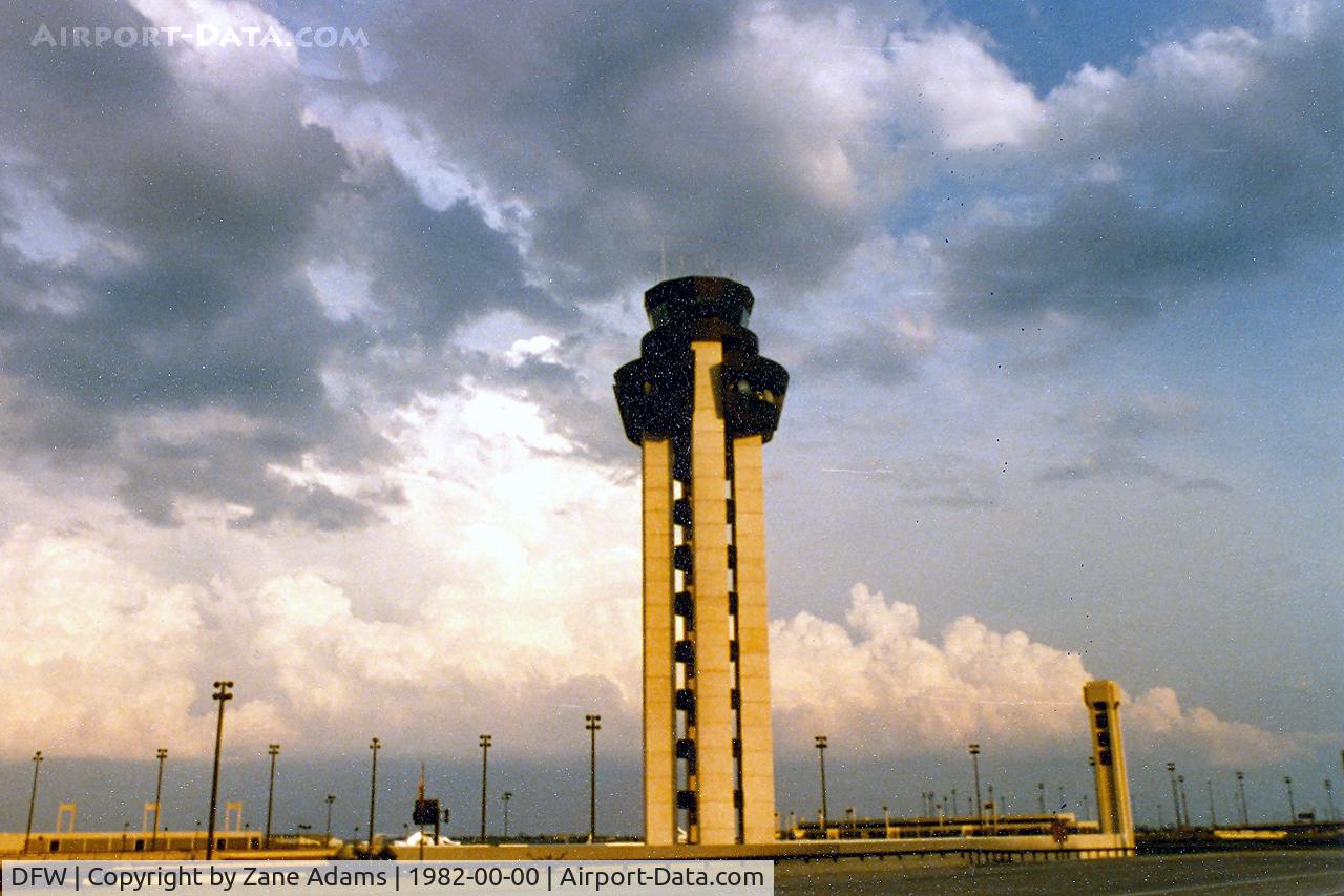 Dallas/fort Worth International Airport (DFW) - New West control tower....1982