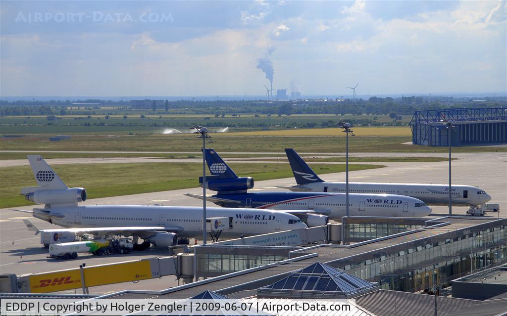 Leipzig/Halle Airport, Leipzig/Halle Germany (EDDP) - View to the american corner of LEJ