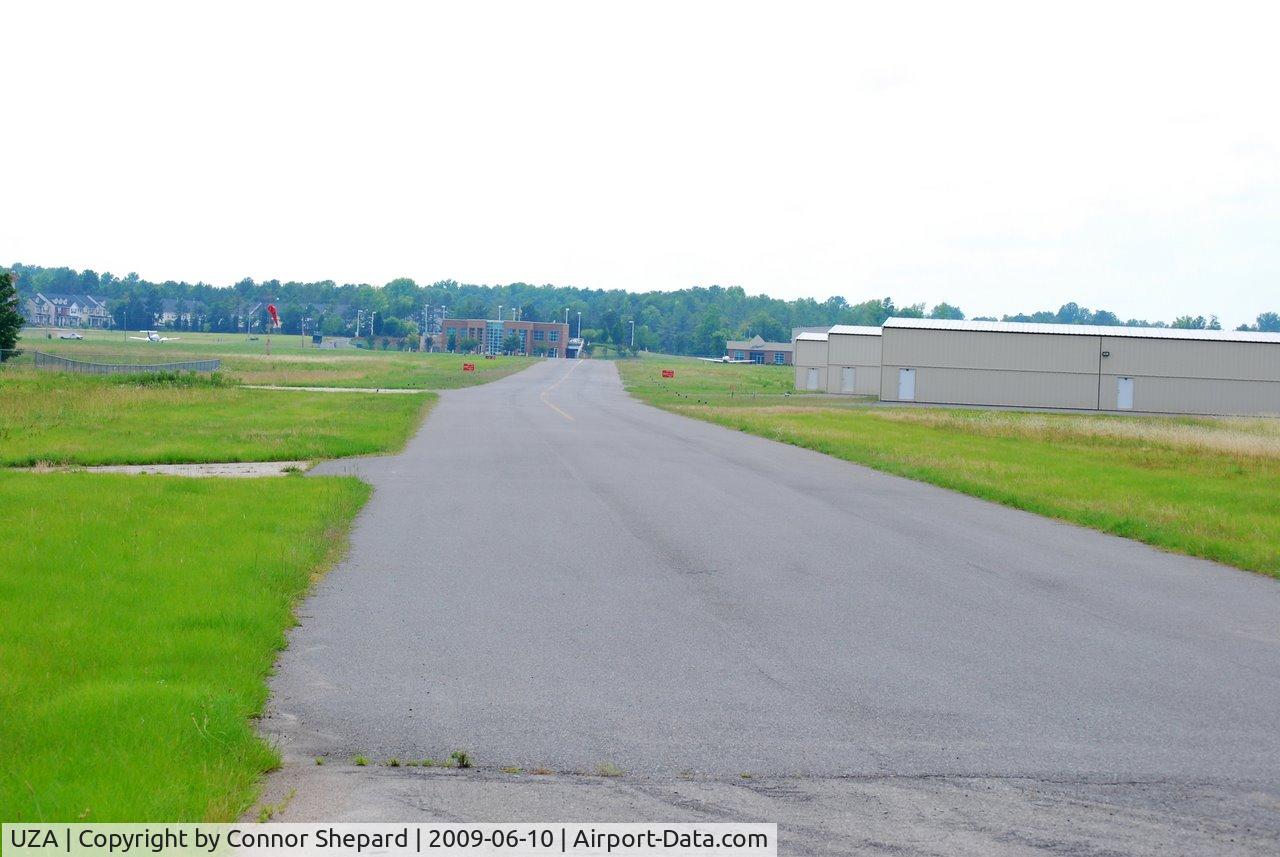 Rock Hill/york Co/bryant Field Airport (UZA) - Looking down Taxiway J