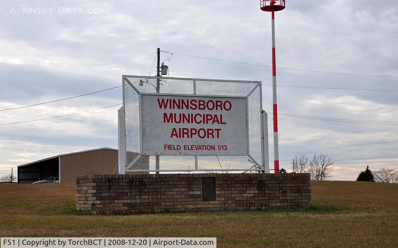 Winnsboro Municipal Airport (F51) - Winnsboro Municipal Airport on a dreary December day.