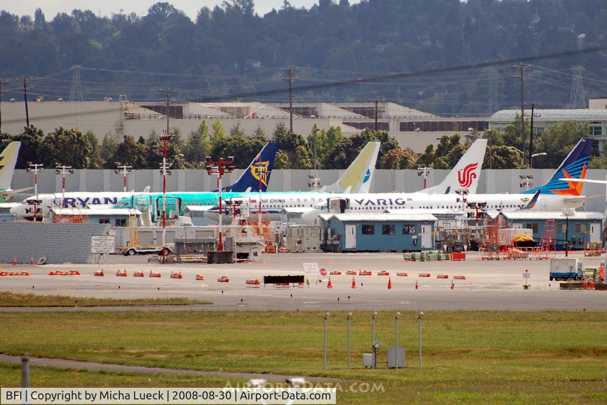 Boeing Field/king County International Airport (BFI) - New jets at BFI