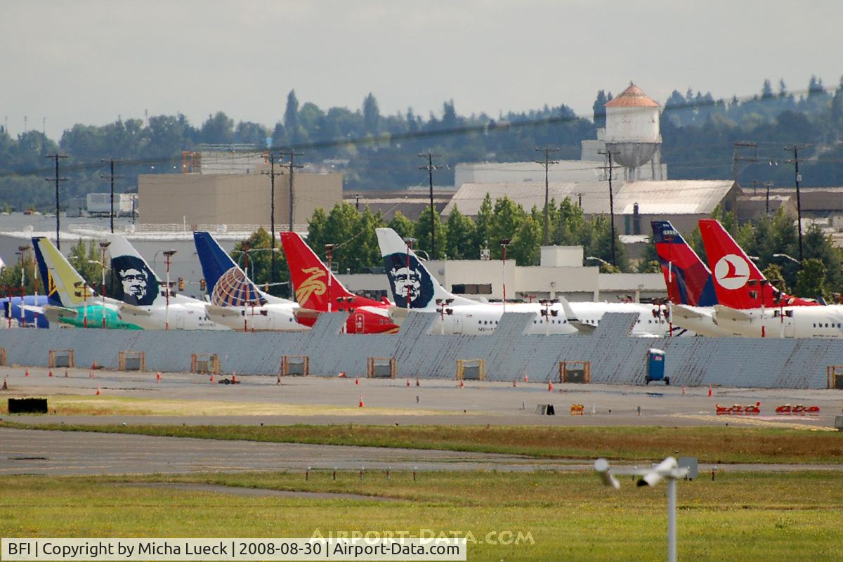Boeing Field/king County International Airport (BFI) - New jets at BFI