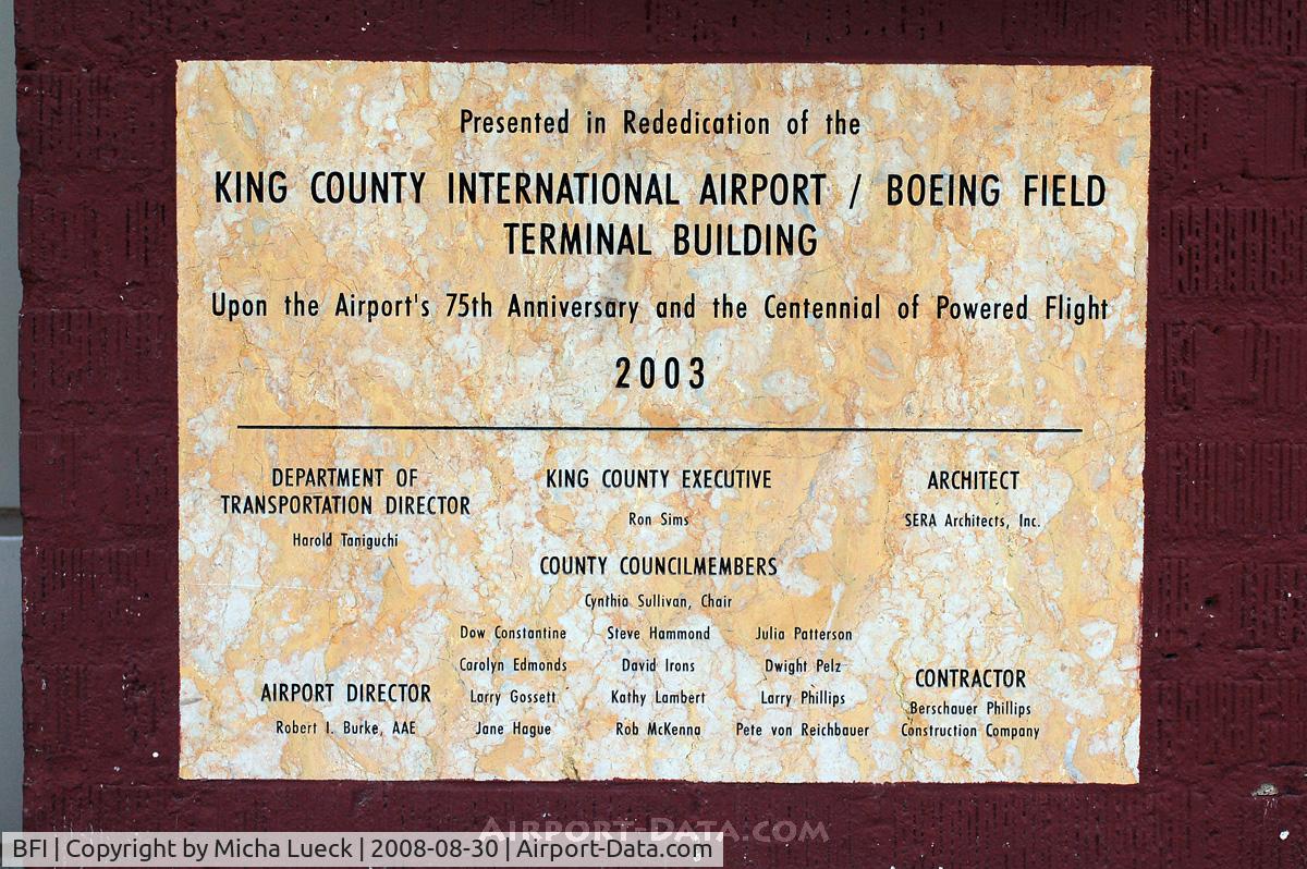 Boeing Field/king County International Airport (BFI) - King County Airport/Seattle