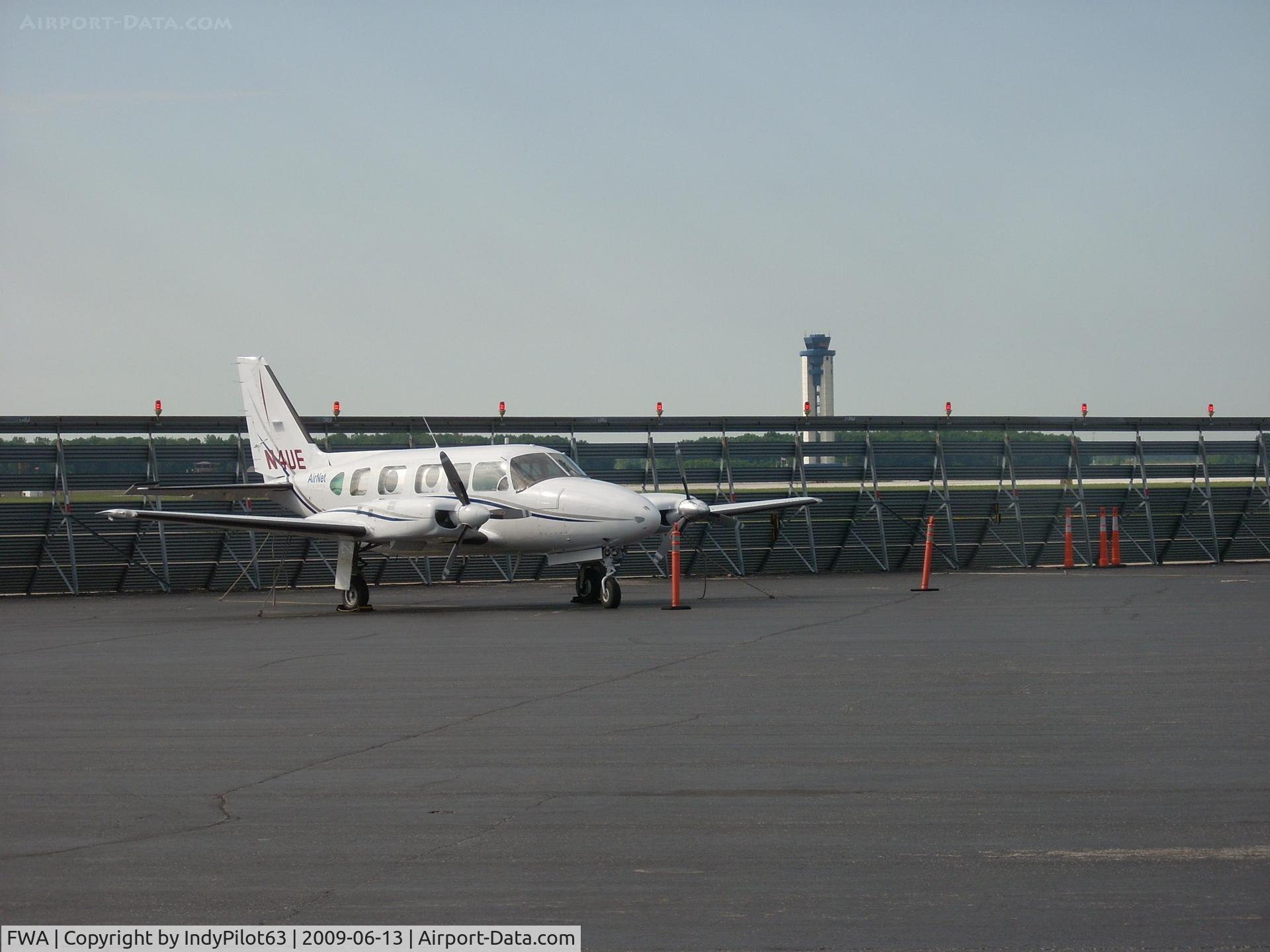Fort Wayne International Airport (FWA) - Blast fence and tower, Fort Wayne Int'l
