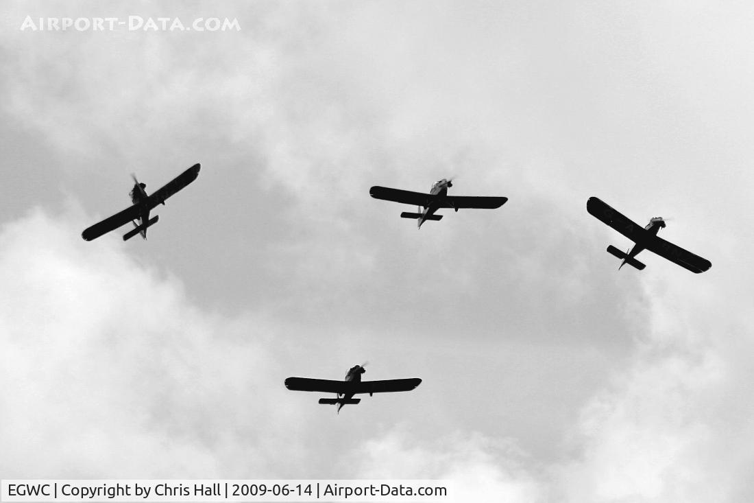 RAF Cosford Airport, Albrighton, England United Kingdom (EGWC) - Tiger Club Turbulent Display Team at the Cosford Air Show