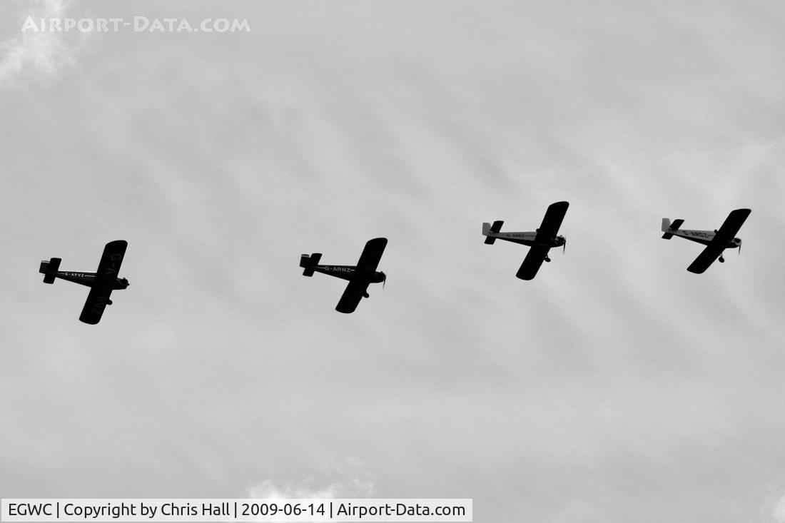 RAF Cosford Airport, Albrighton, England United Kingdom (EGWC) - Tiger Club Turbulent Display Team at the Cosford Air Show