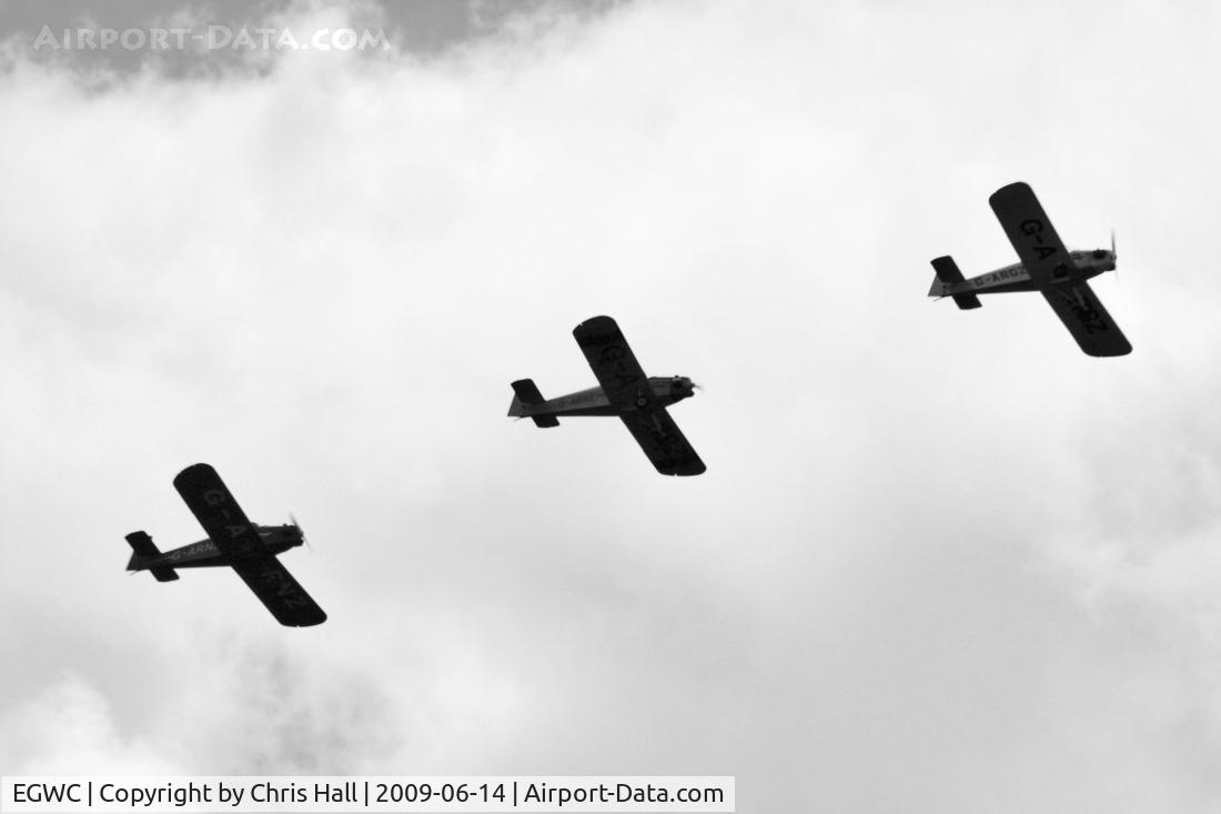 RAF Cosford Airport, Albrighton, England United Kingdom (EGWC) - Tiger Club Turbulent Display Team at the Cosford Air Show