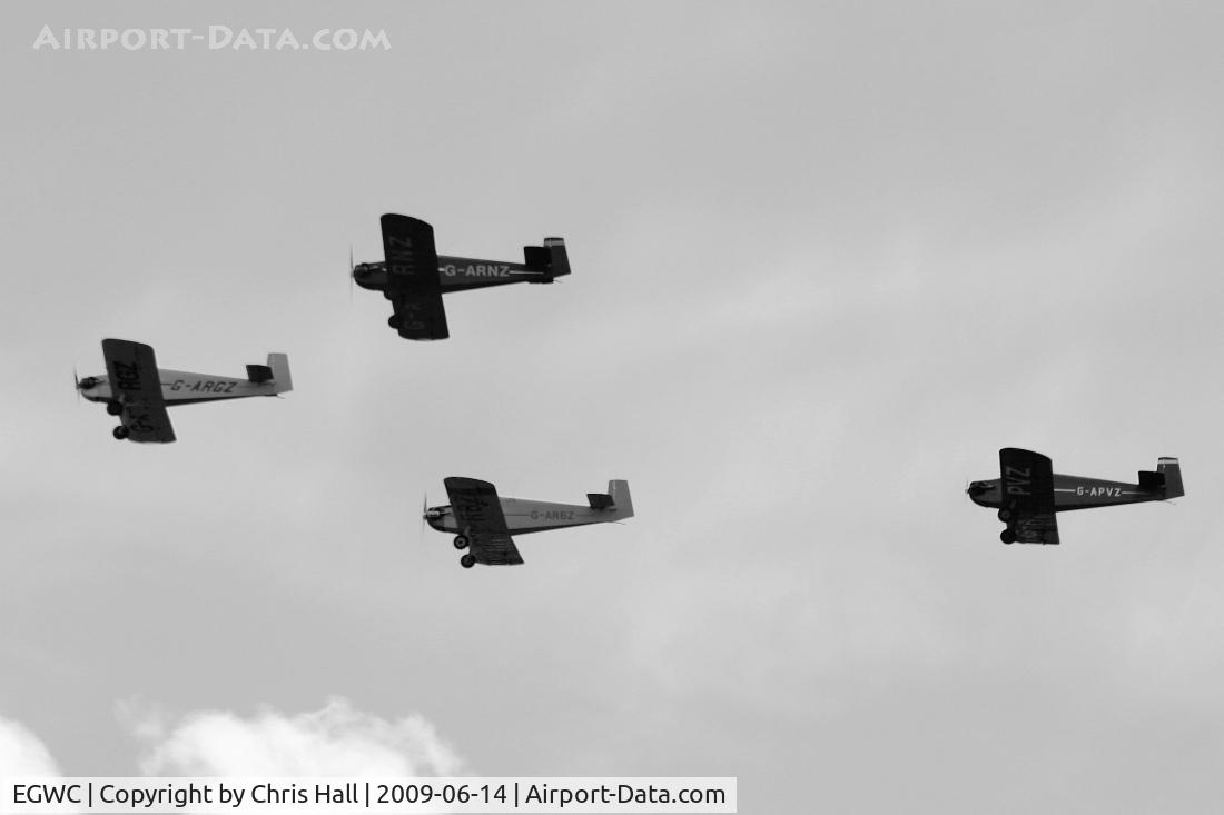 RAF Cosford Airport, Albrighton, England United Kingdom (EGWC) - Tiger Club Turbulent Display Team at the Cosford Air Show