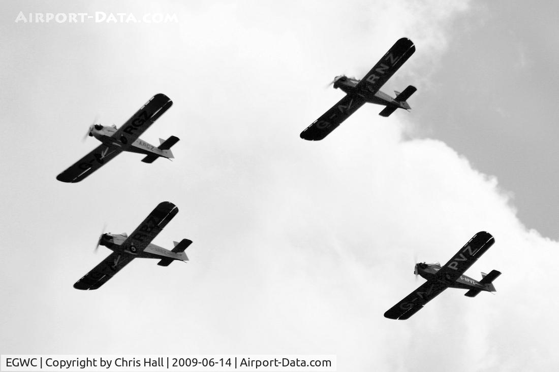 RAF Cosford Airport, Albrighton, England United Kingdom (EGWC) - Tiger Club Turbulent Display Team at the Cosford Air Show