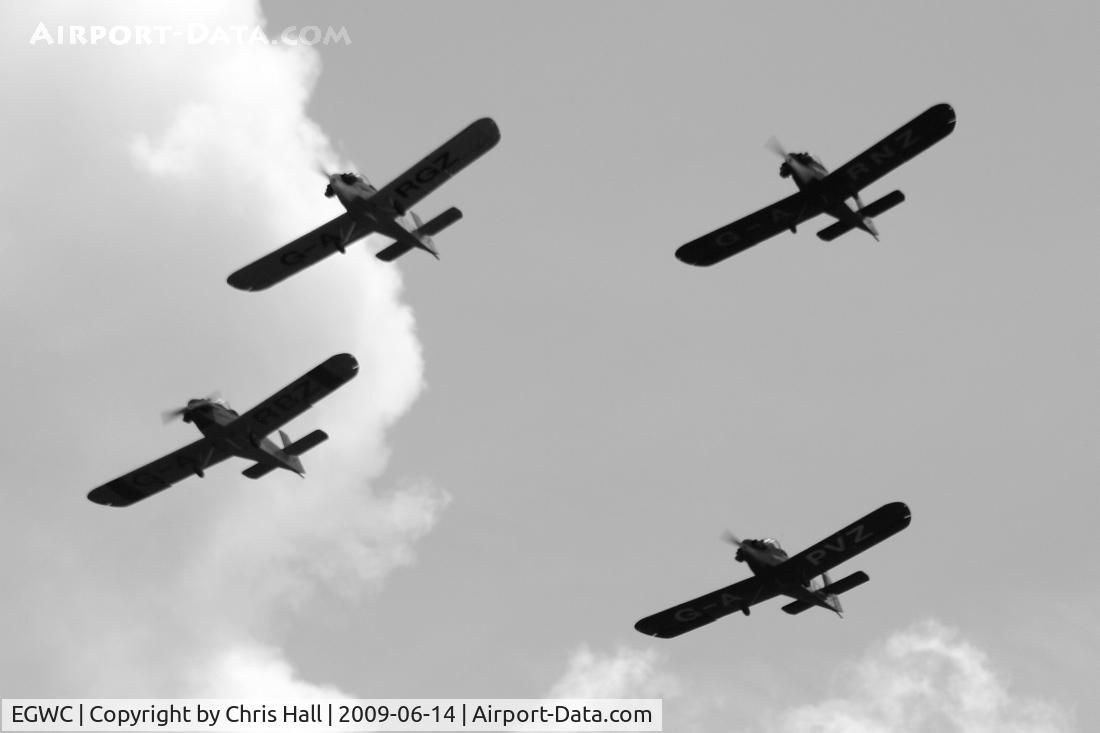 RAF Cosford Airport, Albrighton, England United Kingdom (EGWC) - Tiger Club Turbulent Display Team at the Cosford Air Show