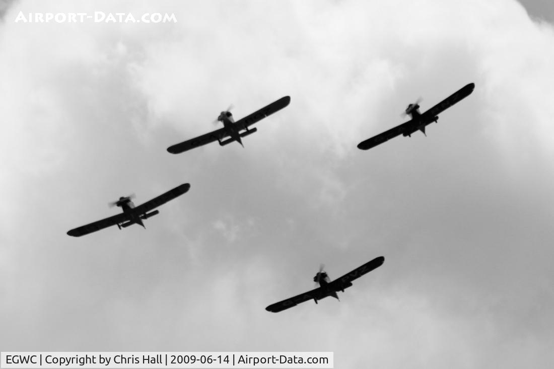 RAF Cosford Airport, Albrighton, England United Kingdom (EGWC) - Tiger Club Turbulent Display Team at the Cosford Air Show