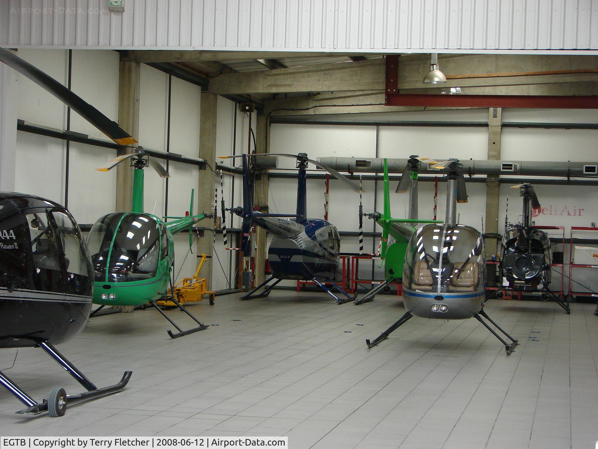 Wycombe Air Park/Booker Airport, High Wycombe, England United Kingdom (EGTB) - Heli-AIR have a Helicopter Facilty at Wycombe Air Park , Booker