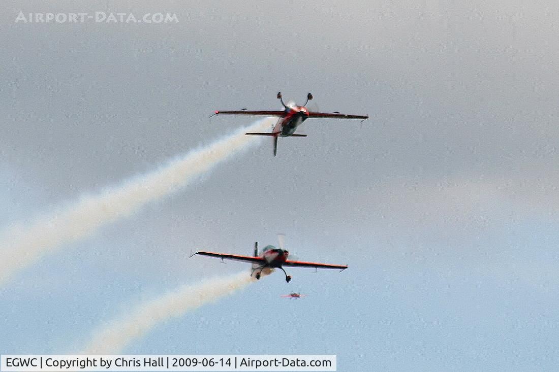 RAF Cosford Airport, Albrighton, England United Kingdom (EGWC) - The Blades aerobatic team at the Cosford Air Show