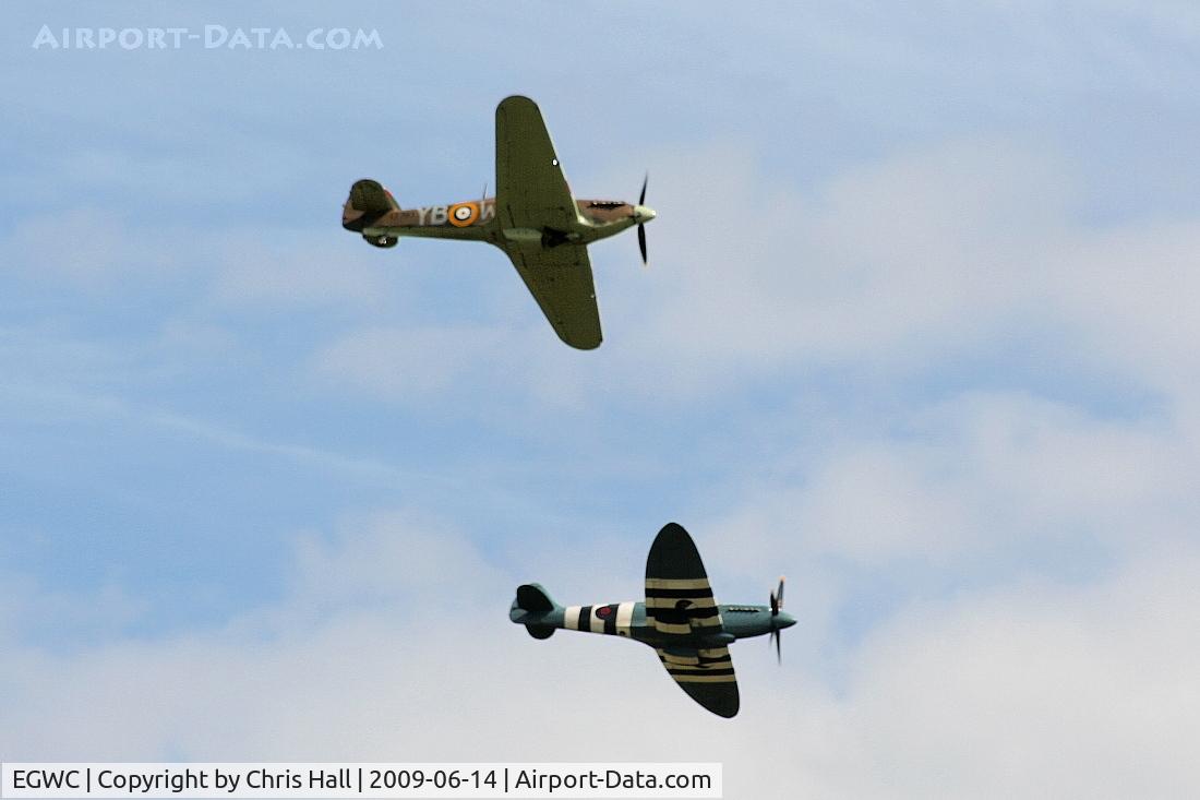 RAF Cosford Airport, Albrighton, England United Kingdom (EGWC) - Battle of Britain Memorial Flight at the Cosford Air Show